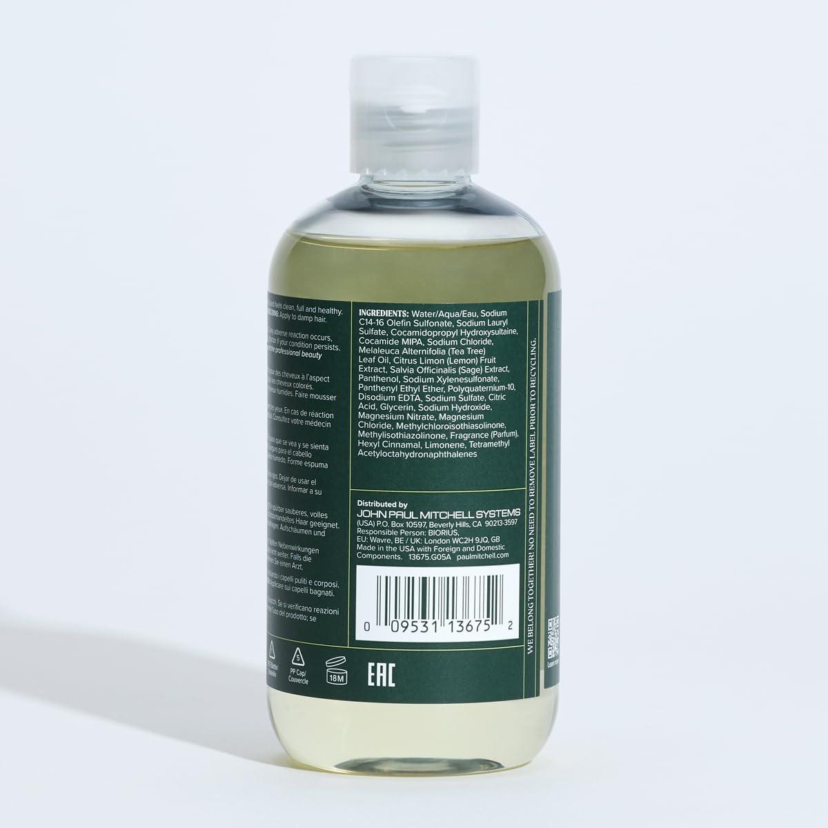 image:imageTea Tree Lemon Sage Thickening Shampoo Builds Body Boosts Volume For Fine Hair1014 Fl Oz Pack of 1
