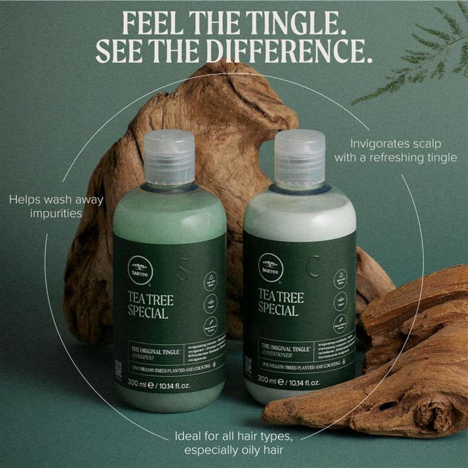 image:imageTea Tree Special Shampoo Deep Cleans Refreshes Scalp For All Hair Types Especially Oily Hair169 Fl Oz Pack of 1