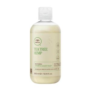 Tea Tree Hemp Restoring Shampoo & Body Wash, 2-in-1 Cleanser, For All Hair Types(10.14 Fl Oz (Pack of 1))