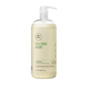 Tea Tree Hemp Restoring Shampoo & Body Wash, 2-in-1 Cleanser, For All Hair Types(33.8 Fl Oz (Pack of 1))