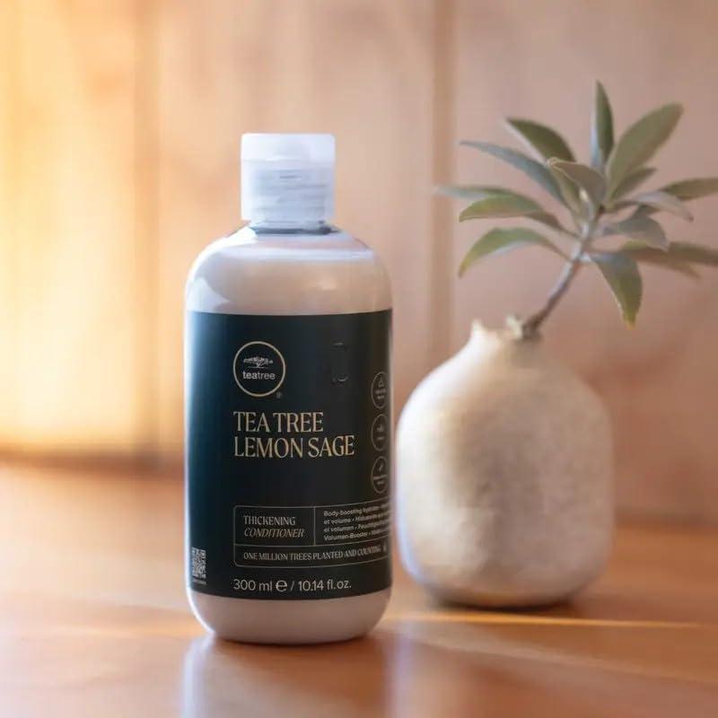 image:imageTea Tree Lemon Sage Thickening Conditioner Builds Body Boosts Volume For Fine Hair338 Fl Oz Pack of 1