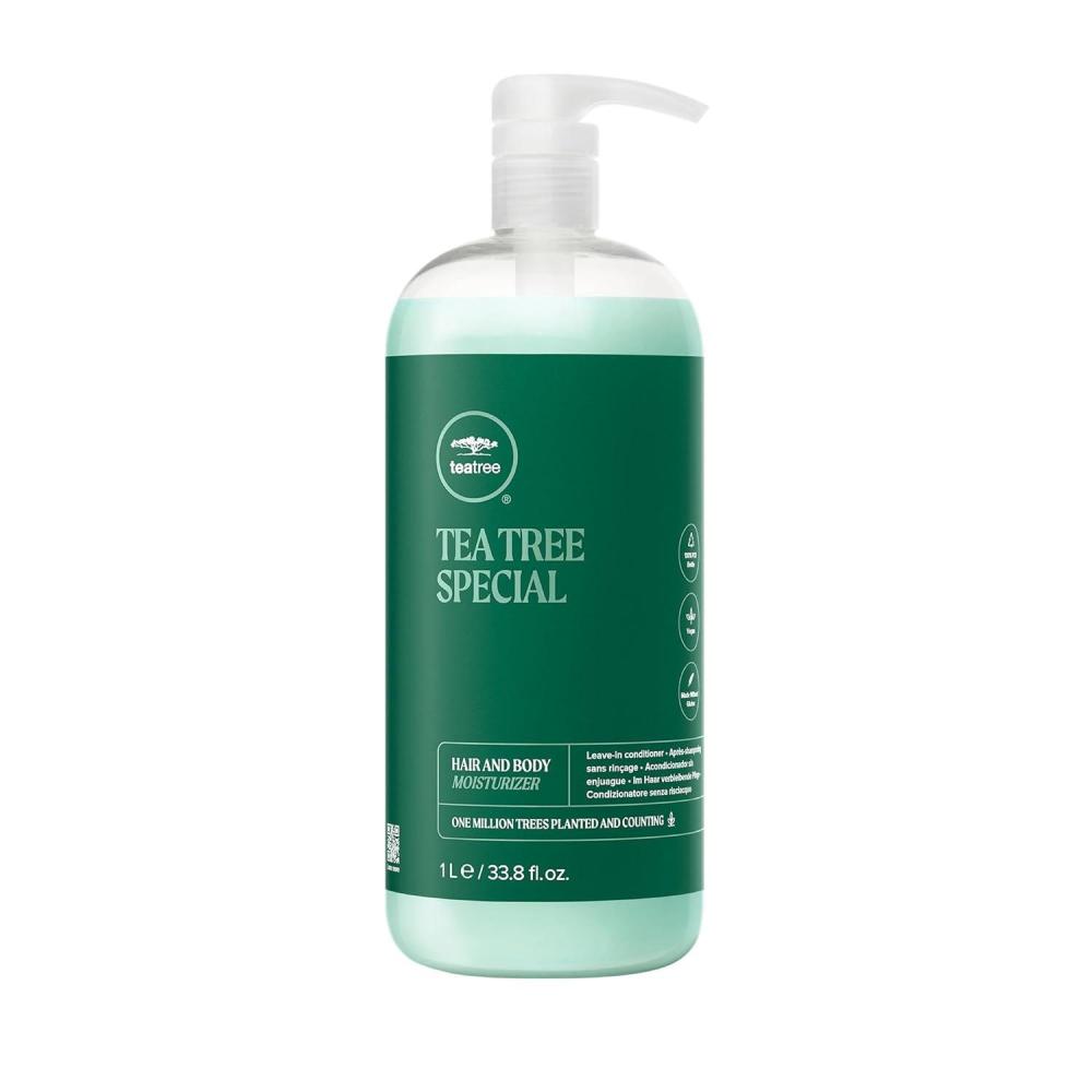 image:imageTea Tree Hair and Body Moisturizer LeaveIn Conditioner Body Lotion AfterShave Cream For All Hair Skin Types338 Fl Oz Pack of 1