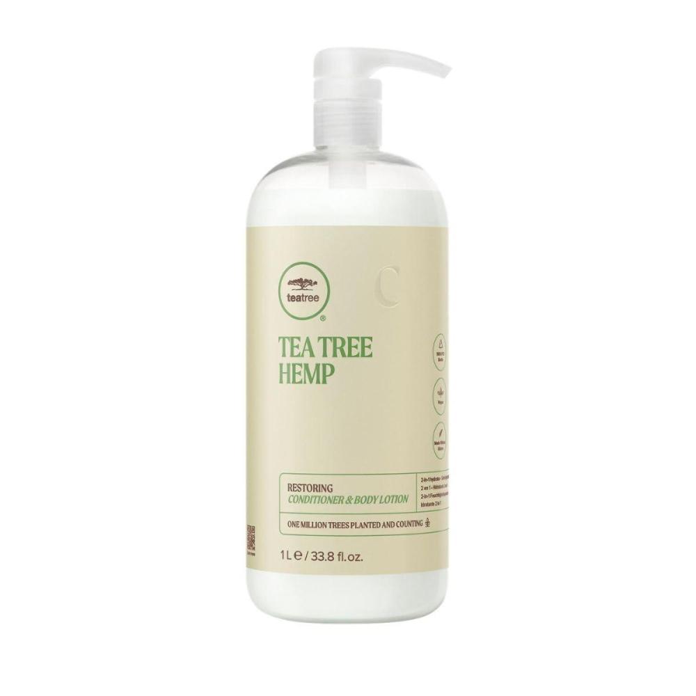 image:imageTea Tree Hemp Restoring Conditioner amp Body Lotion 2in1 Hydration For All Hair Types338 Fl Oz Pack of 1