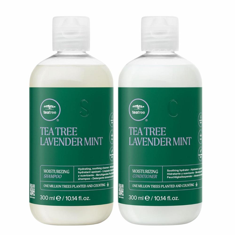 image:imageTea Tree Lavender Mint Shampoo and Conditioner Set Hydrates Soothes For Coarse Dry Hair 1014 fl oz Set