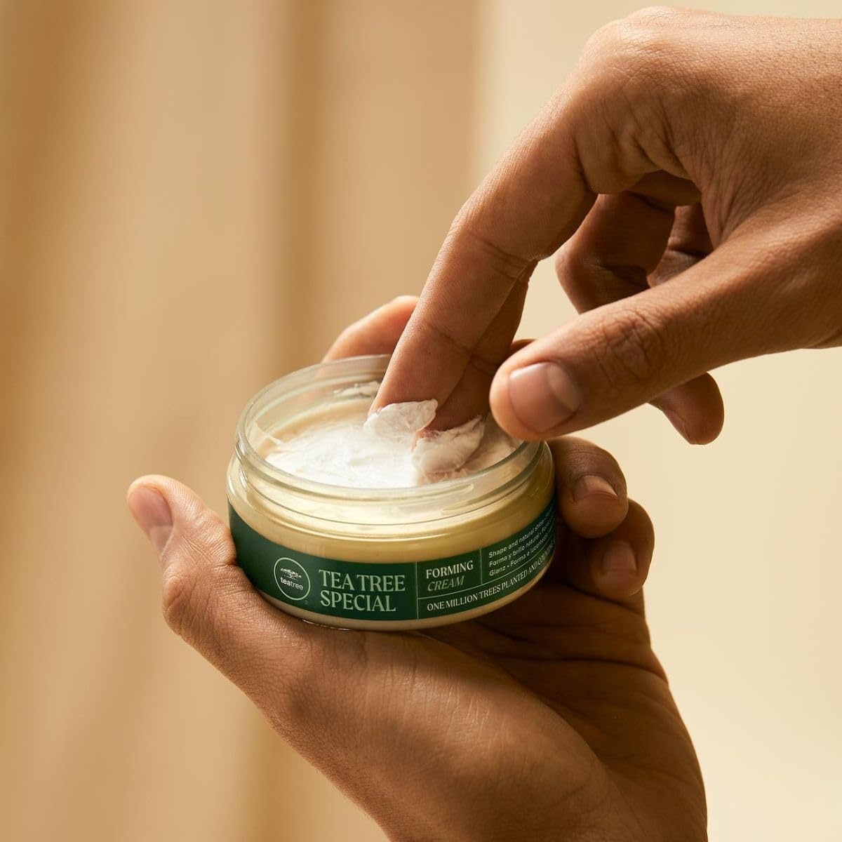 image:imageTea Tree Forming Cream Flexible Hold Natural Shine Finish For All Hair Types Especially Medium to Coarse 3 oz