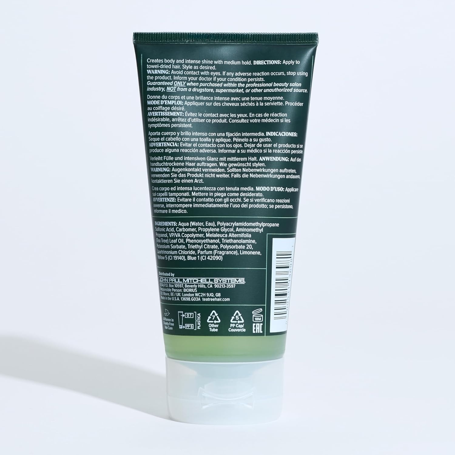 image:imageTea Tree Styling Gel Medium Hold HighShine Finish For All Hair Types51 Fl Oz Pack of 1