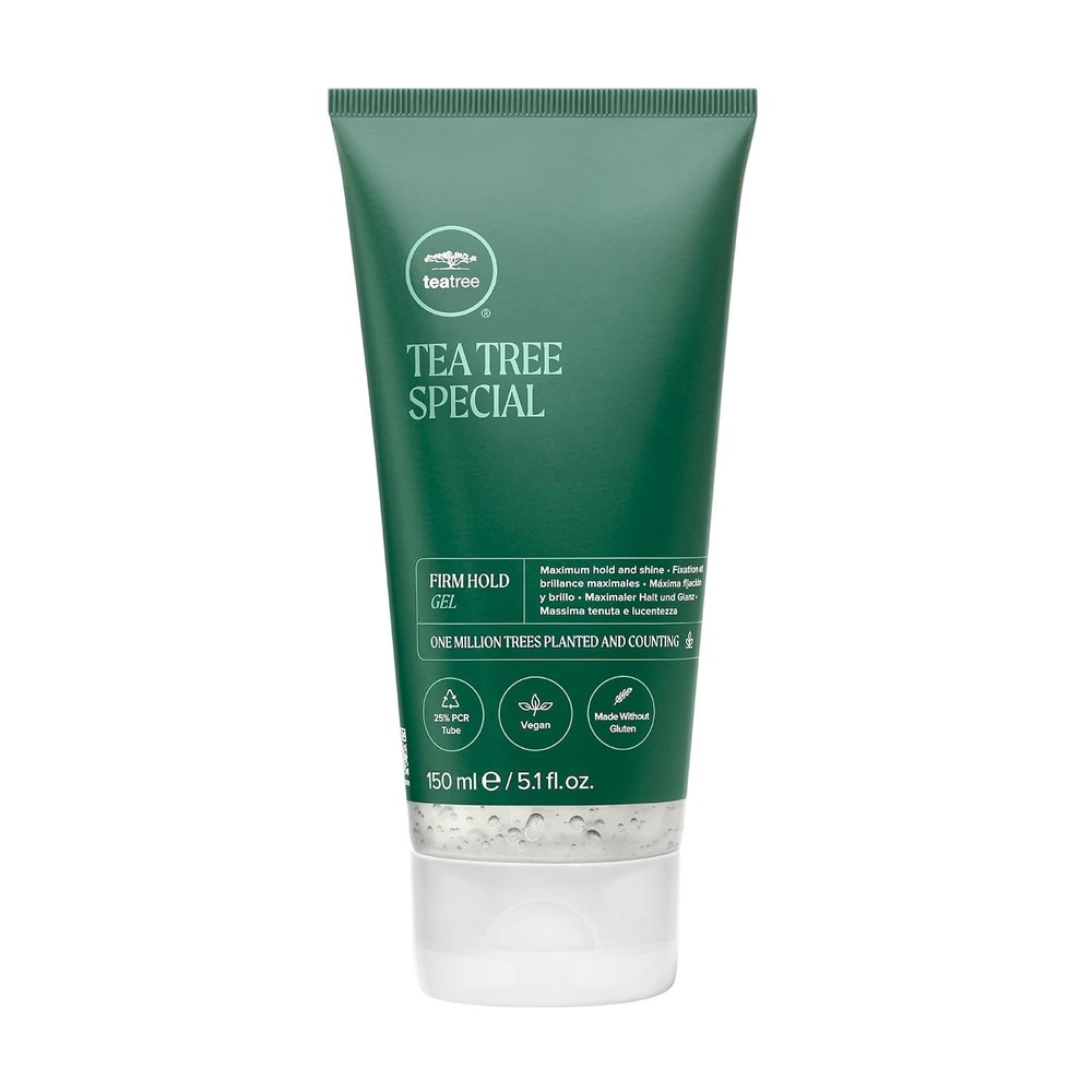 image:imageTea Tree Firm Hold Gel Hair Gel Maximum Hold HighShine Finish For All Hair Types51 Fl Oz Pack of 1